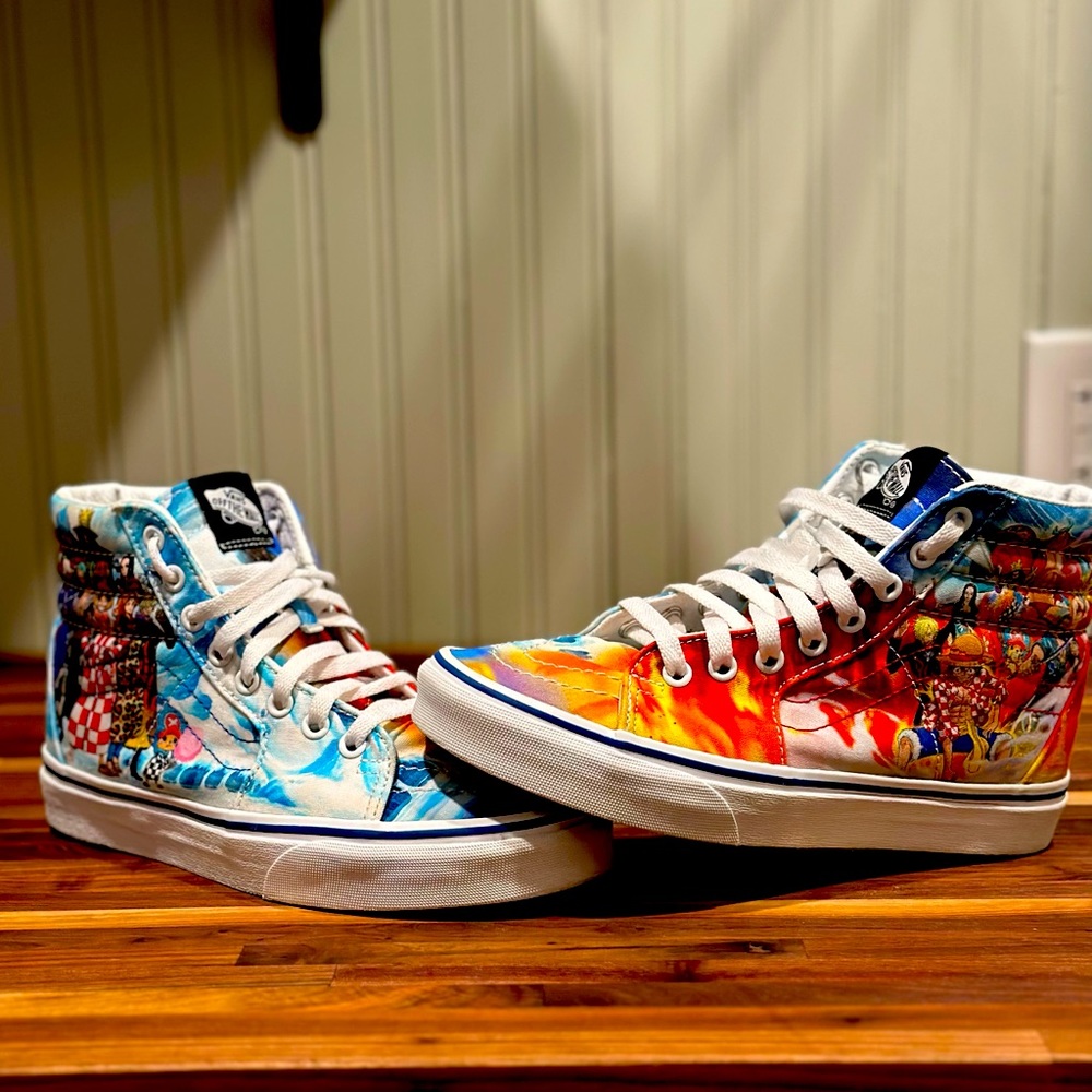 Vans x One Piece high top Monkey D Luffy size 5.5 us